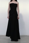 Marc le bihan half jacketless shoulder strap dress 2145 black